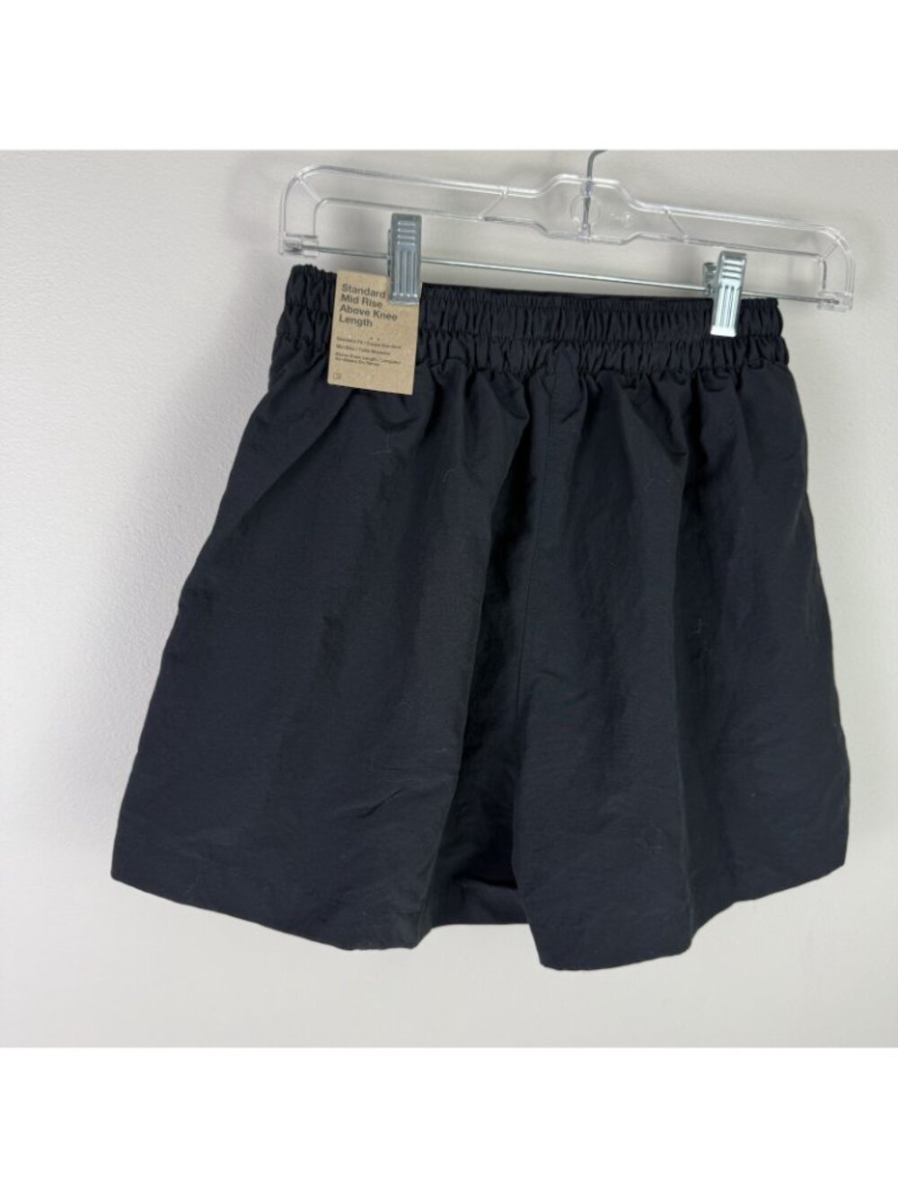 Nike Sportswear Skirt XS Black Snap Mini Swoosh Athletic Casual Y2K AS-IS - Picture 6 of 9